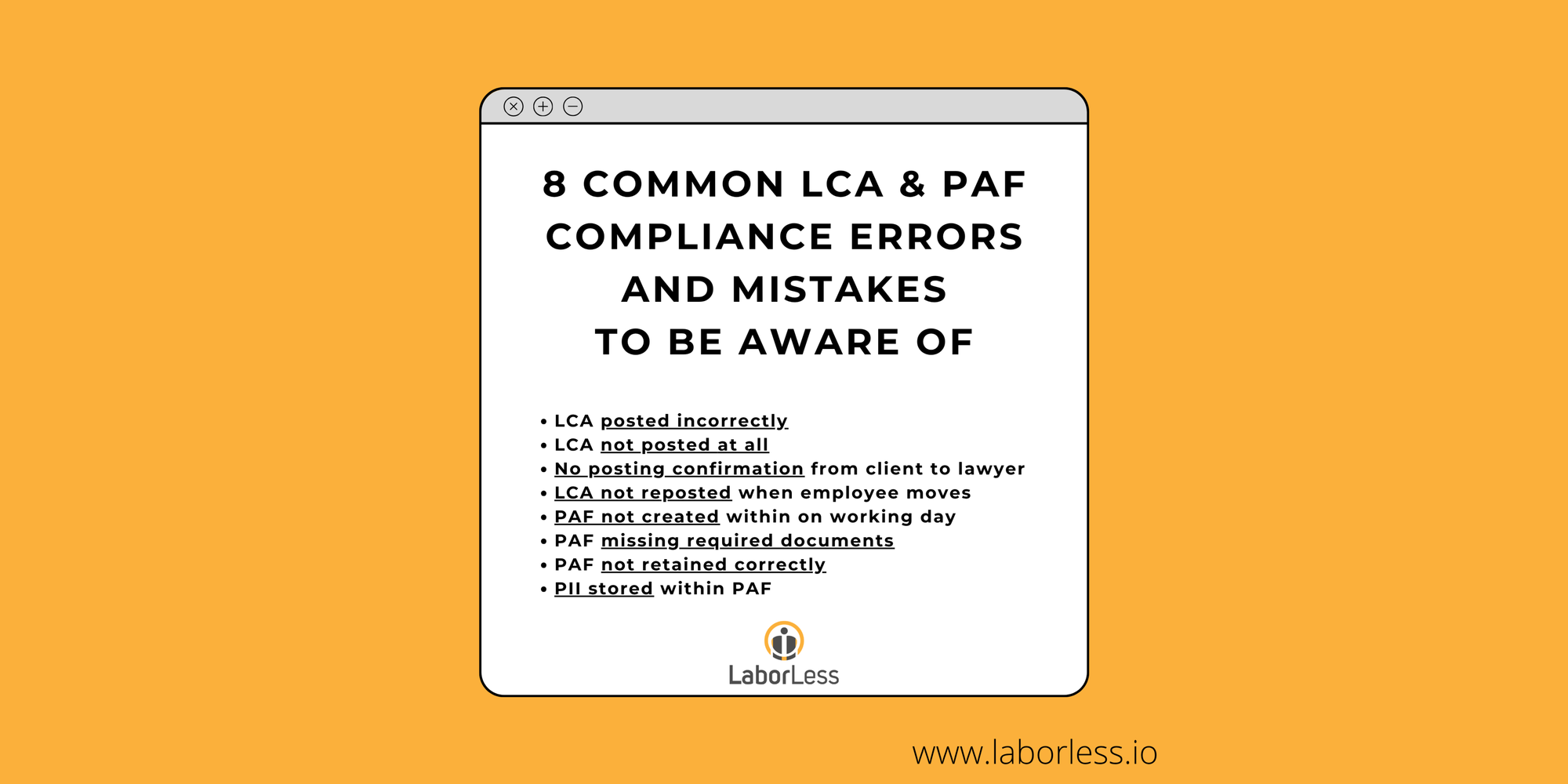 H-1B LCA Posting and Public Access File Compliance: 8 Common Mistakes To Be Aware Of.