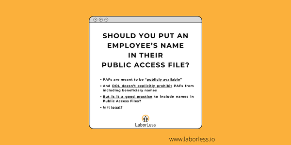 Should You Include an Employee’s Name in a Public Access File? H-1B Compliance Rules, Privacy Risks, and Best Practices